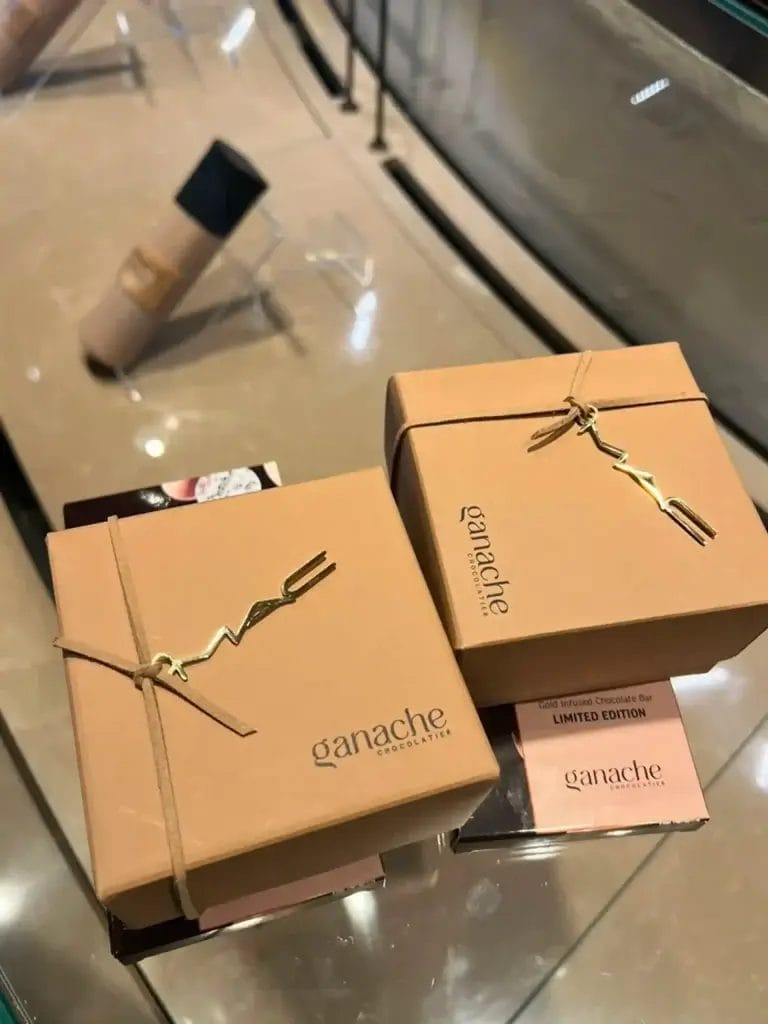 MACxGanache giveaway boxes