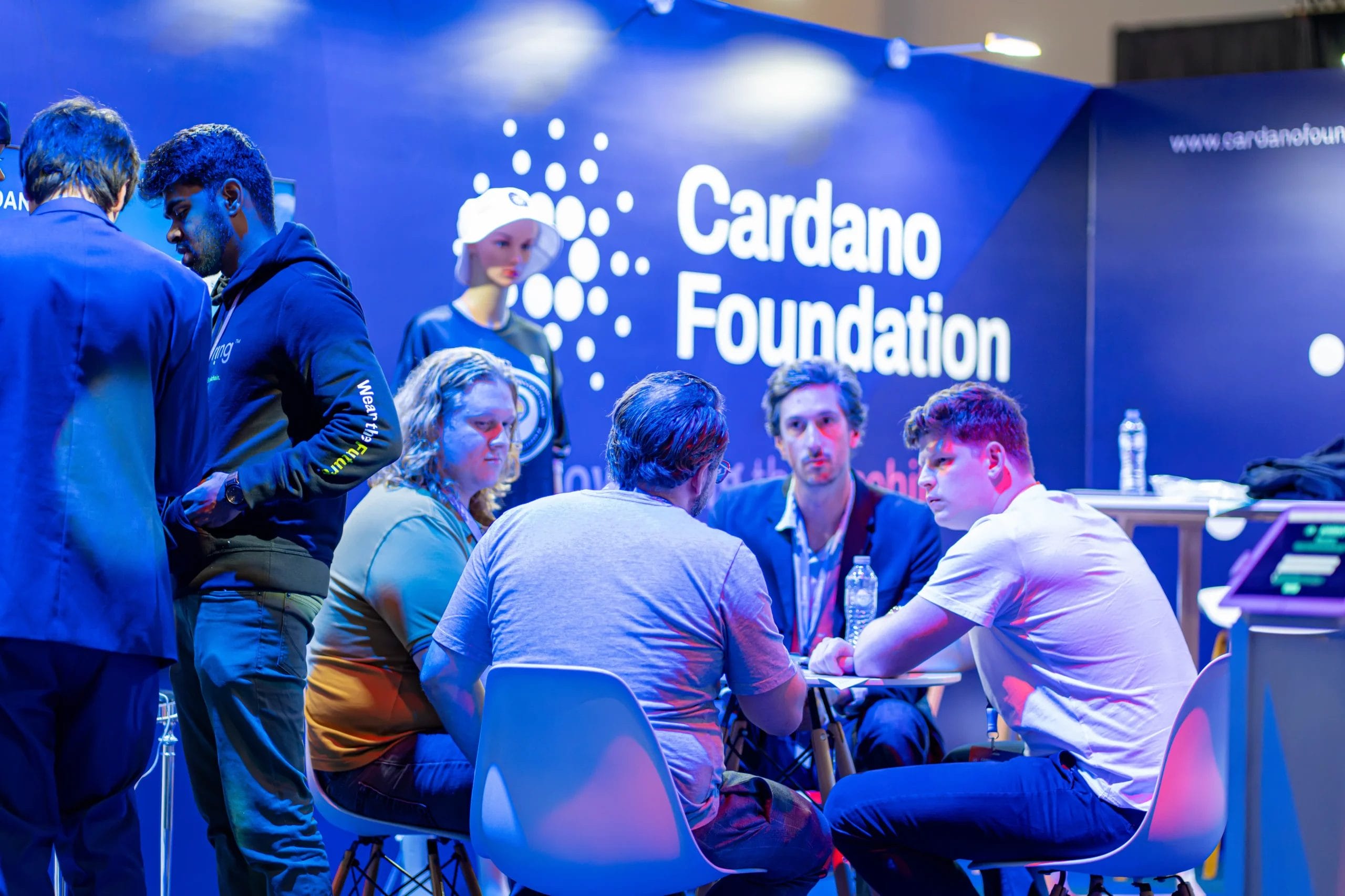 Cardano Summit 2023 booth