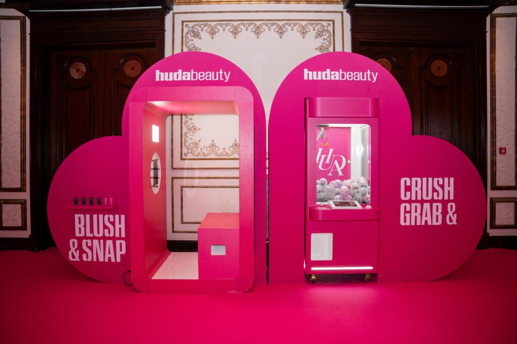 An activation that is photobooth and claw machine binded together