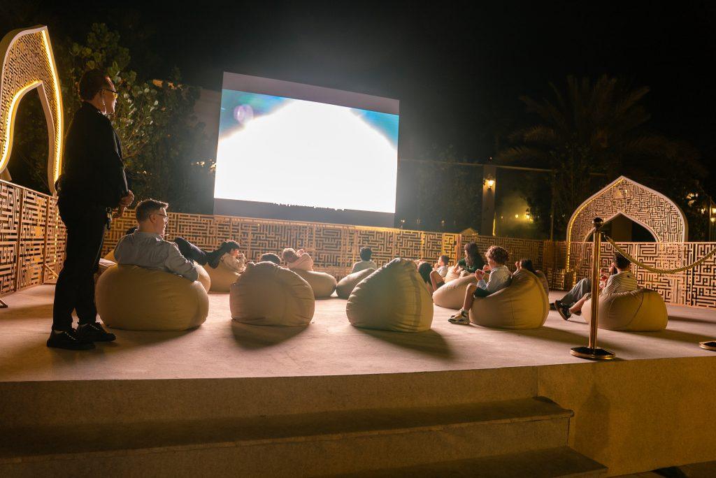 Cinema setup by Nspyr at ELC Iftar Dinner