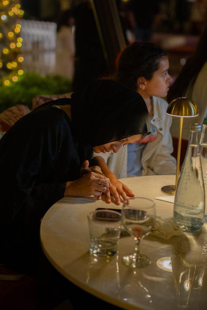 Nspyr Henna Artist at Bloomberg Iftar Dinner