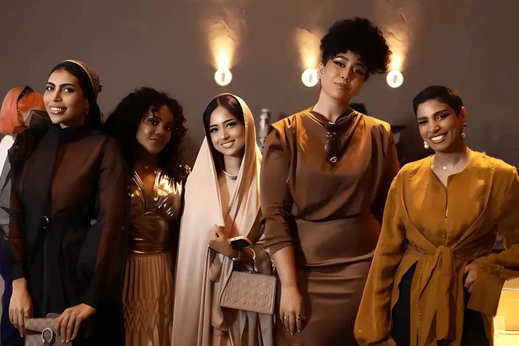 Ladies attended the MACxGanache Event in Alserkal Avenue