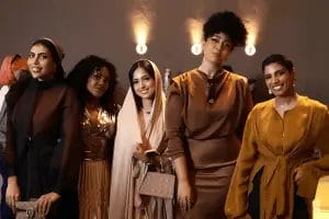 Ladies attended the MACxGanache Event in Alserkal Avenue